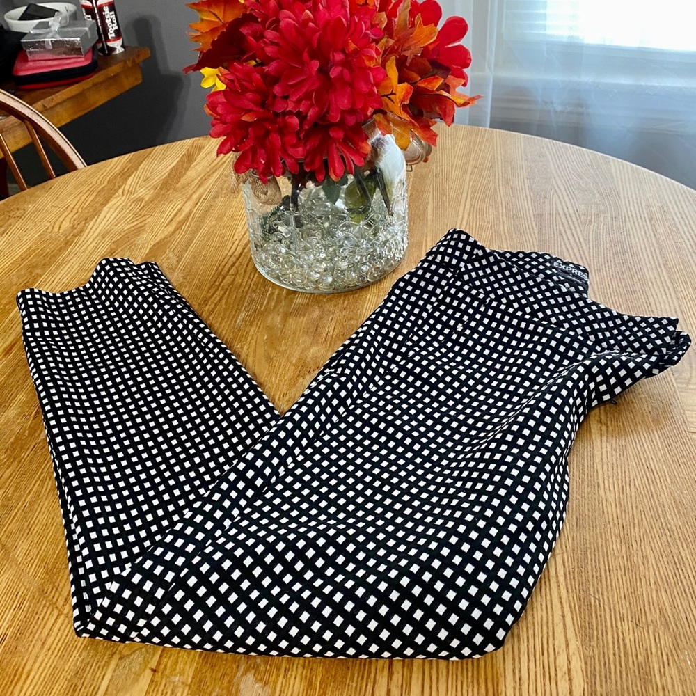 Express Columnist Checkered Work Pants